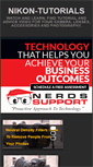 Mobile Screenshot of nikon-tutorials.com